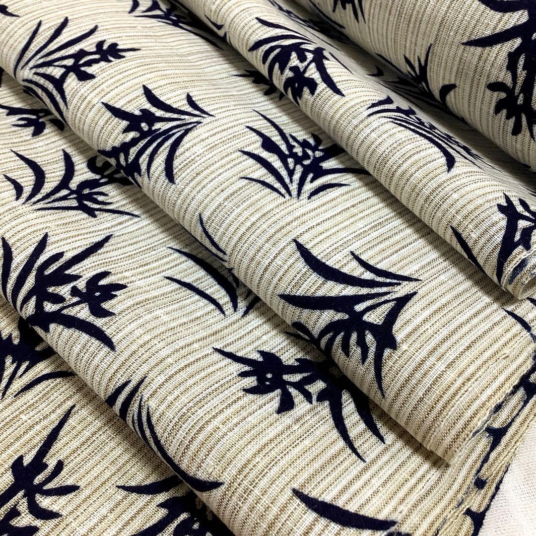 メ*郎様 【彦兵衛mini】2,000円スタート！「竺仙」謹製！浴衣反物〜ベージ