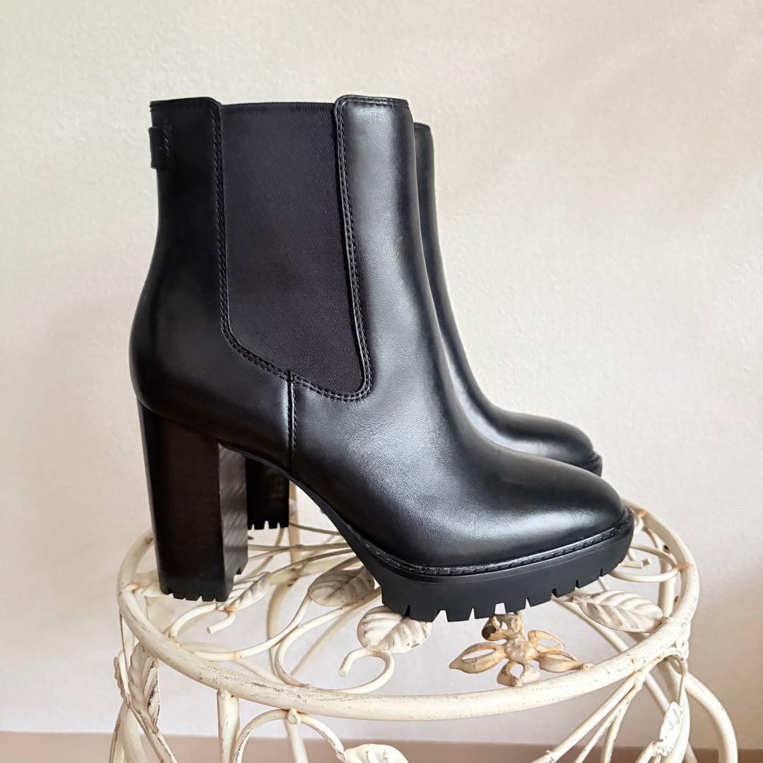 新品同様ラルフローレンプラットフォームショートブーツ