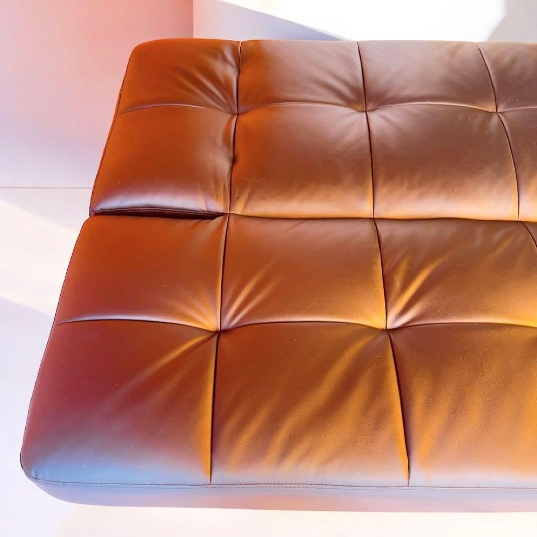 ニトリ　ソファベッド　Nシールドシリーズ マークスAM レザー調