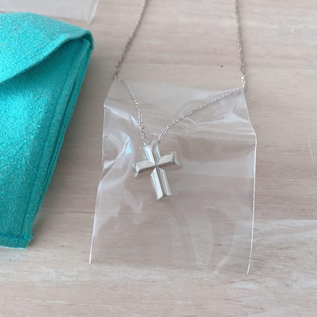 た*け様 ティファニー　テンダネスハートクロスネックレス　シルバー