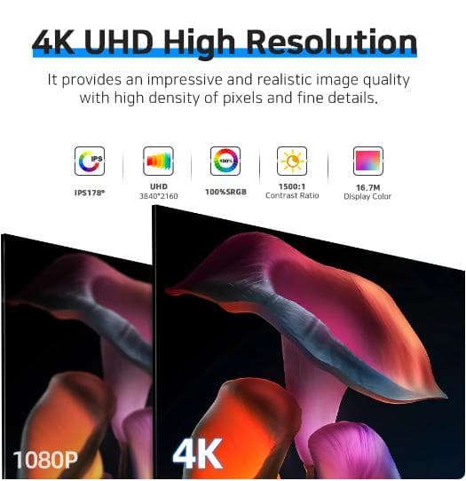 K*N様 【未開封・新品】4K 13.3インチ　IPSポータブルモニター