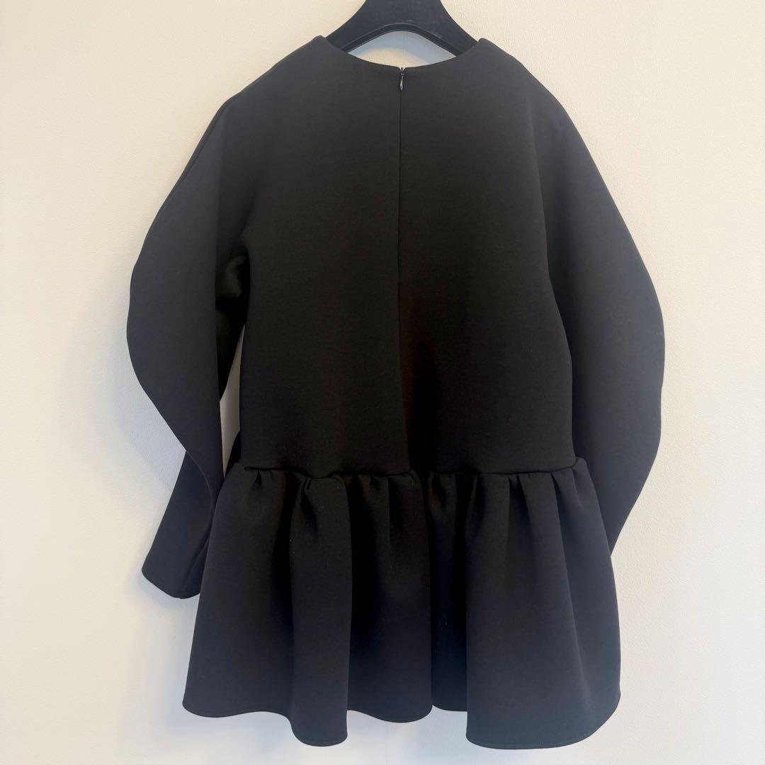 Tsuru by Mariko Oikawa Kirillペプラムトップス 黒