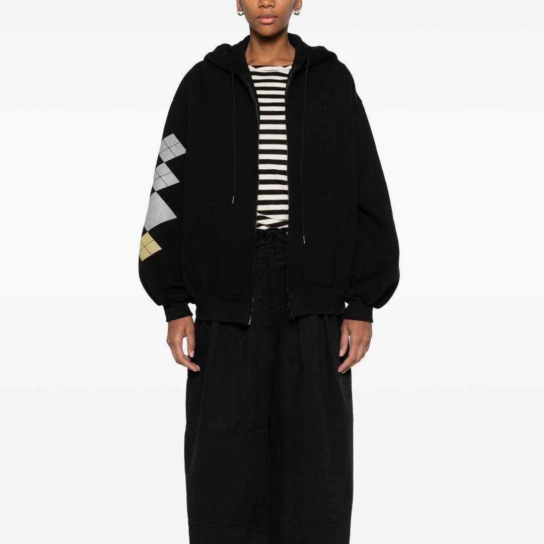 open yy パーカー　ブラック