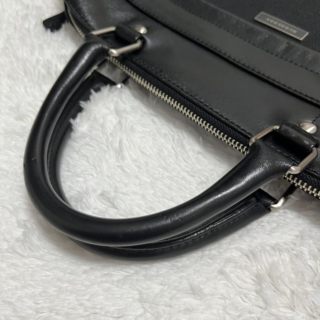 【美品】BURBERRY バーバリー ブリーフケース ビジネス A4 レザー