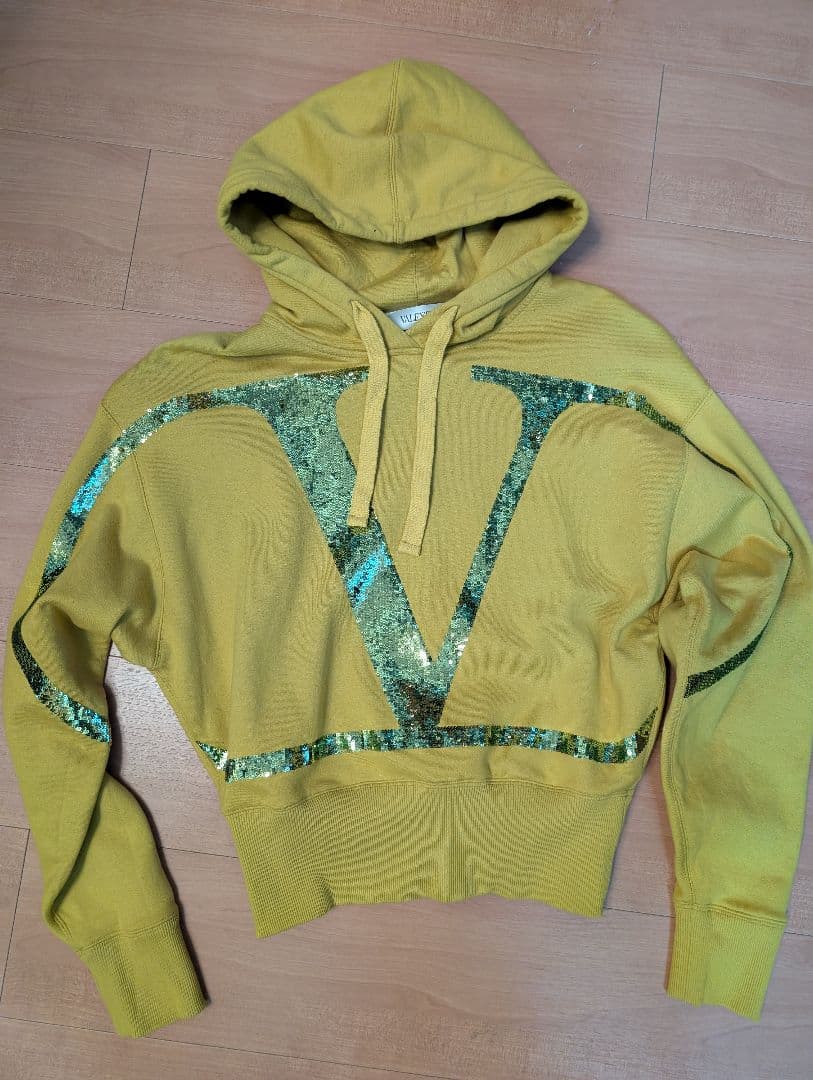 美品 VALENTINO クロップドパーカー イタリア製