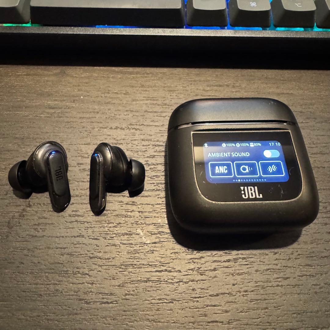 JBL TOUR PRO 2 ワイヤレスイヤホン 充電ケース付き ブラック