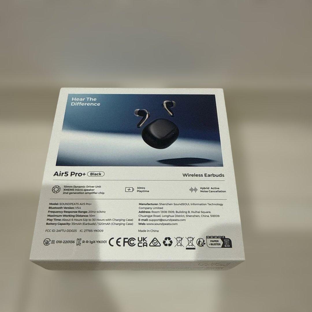 】SOUNDPEATS(サウンドピーツ) Air5 Pro +