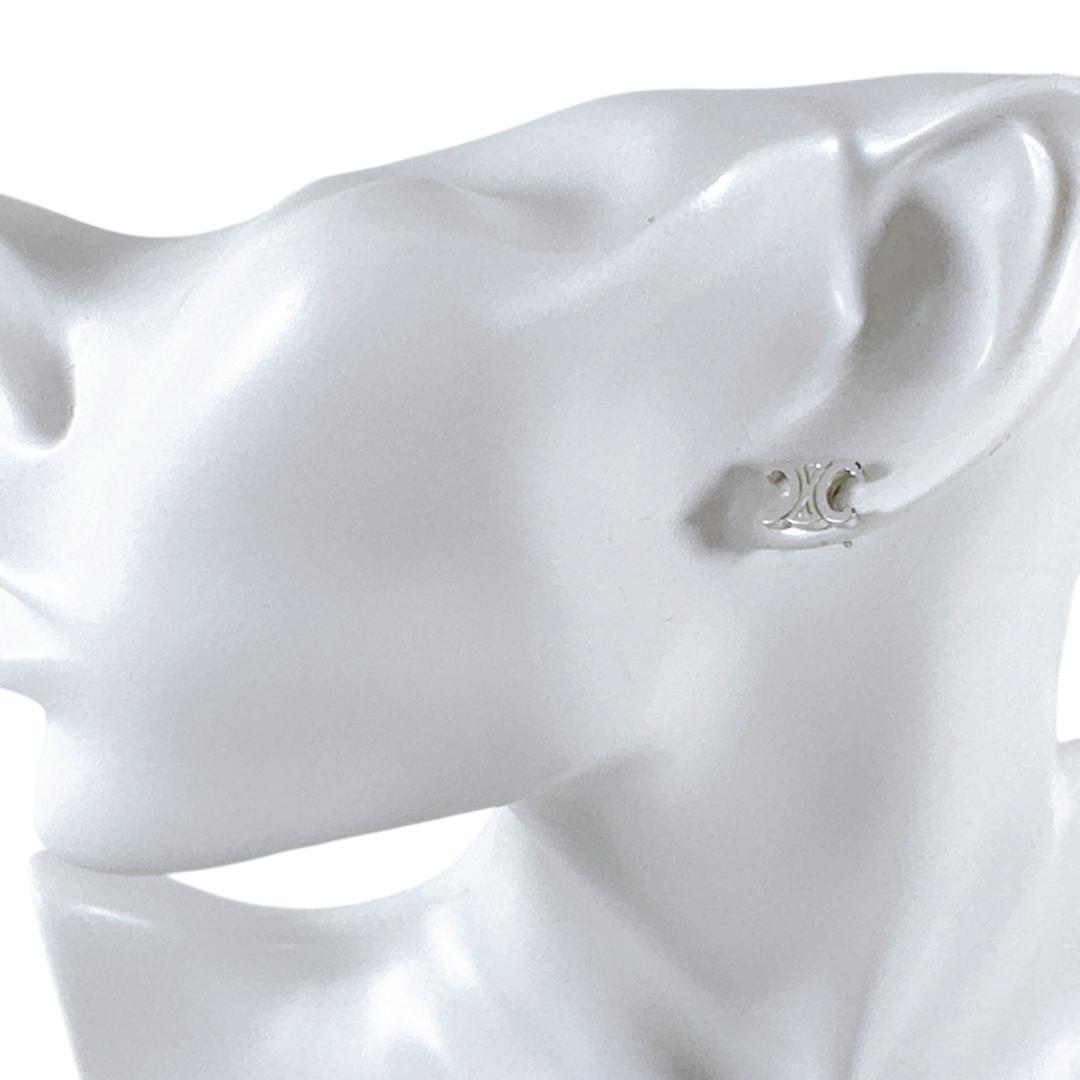 CELINE 片耳 トリオンフ スタッズ ピアス ブラス SILVER シルバー