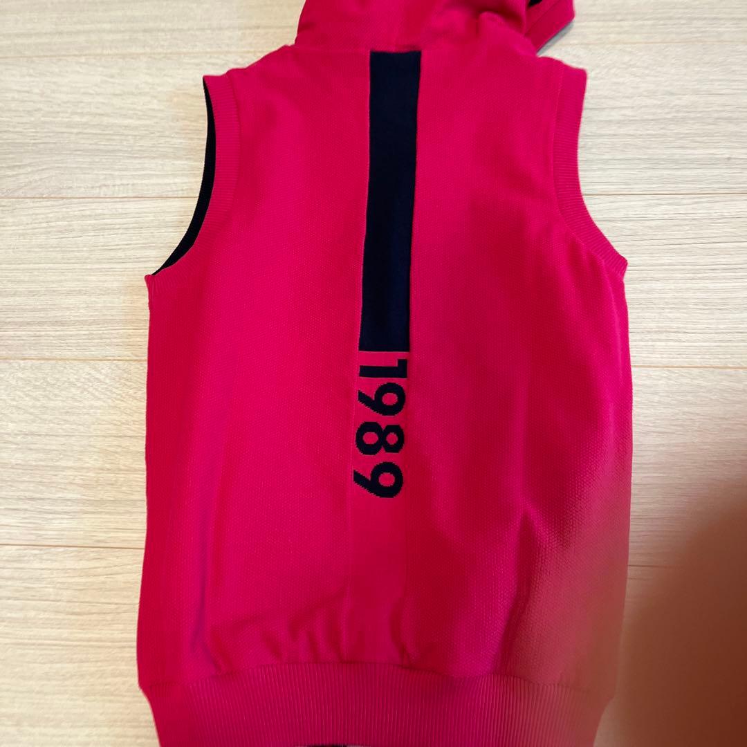 パーリーゲイツ、リバーシブルベスト、未使用に近い、