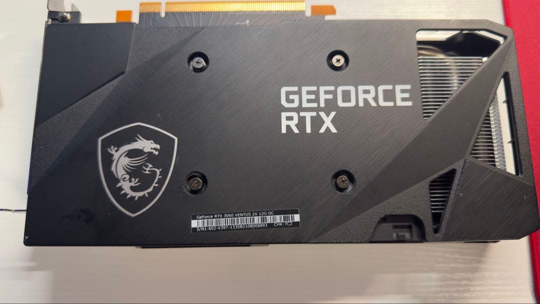 MSI GeForce RTX 3060(12GB)グラフィックボード