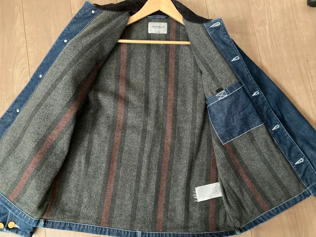 美品 Carhartt WIP カーハート デニムカバーオール チョアデトロイト