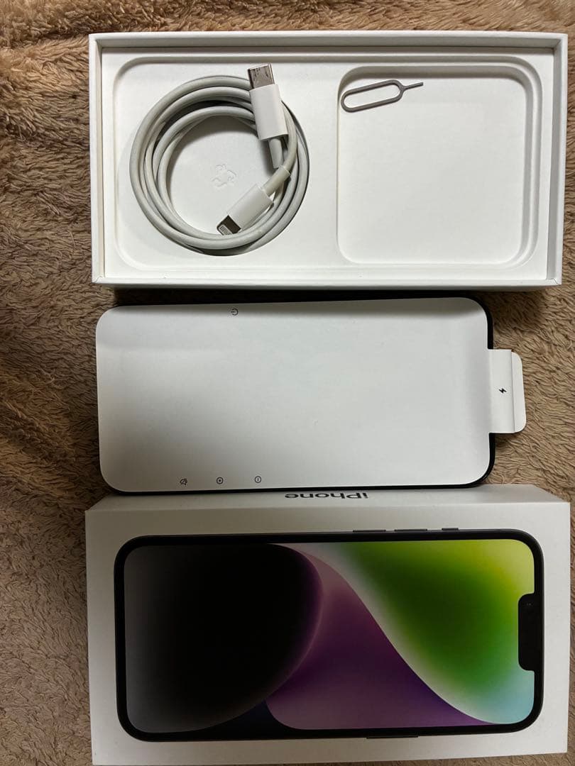 iPhone14 1本体 SIMフリー ミッドナイトブラック箱コード付