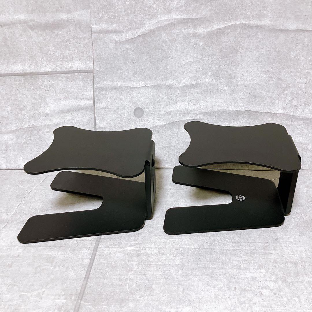 【極美品】K&M スピーカースタンド 2台 ペア 26774 デスクトップ型