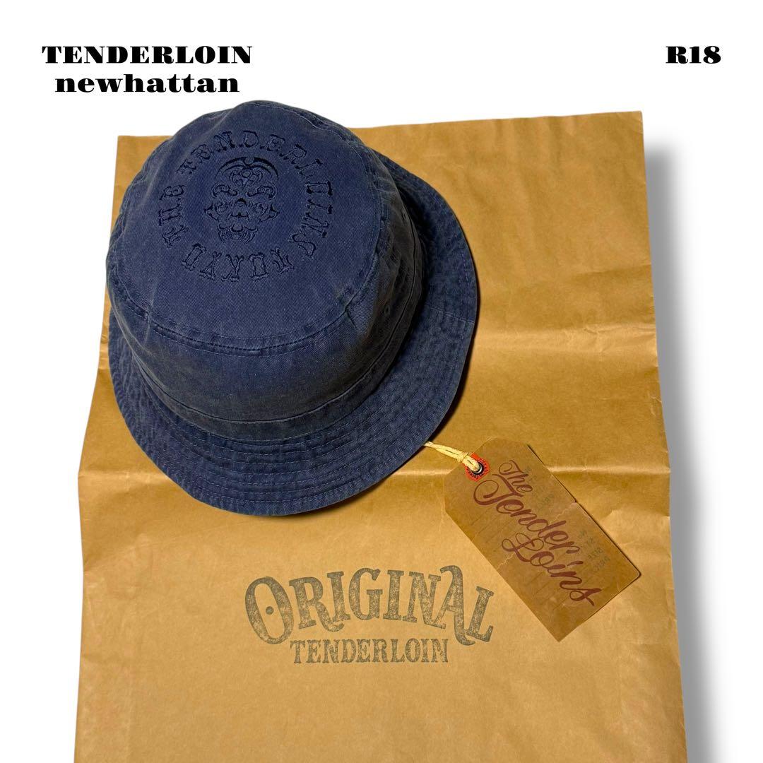 ★限定出品★ TENDERLOIN ハット ボルネオ スカル ネイビー ブルー紺