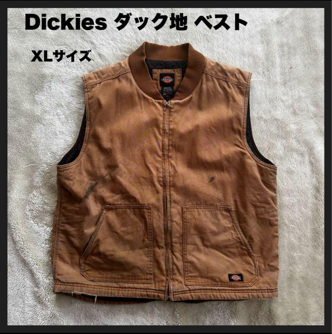 【USED】 Dickies ダックベスト XLサイズ