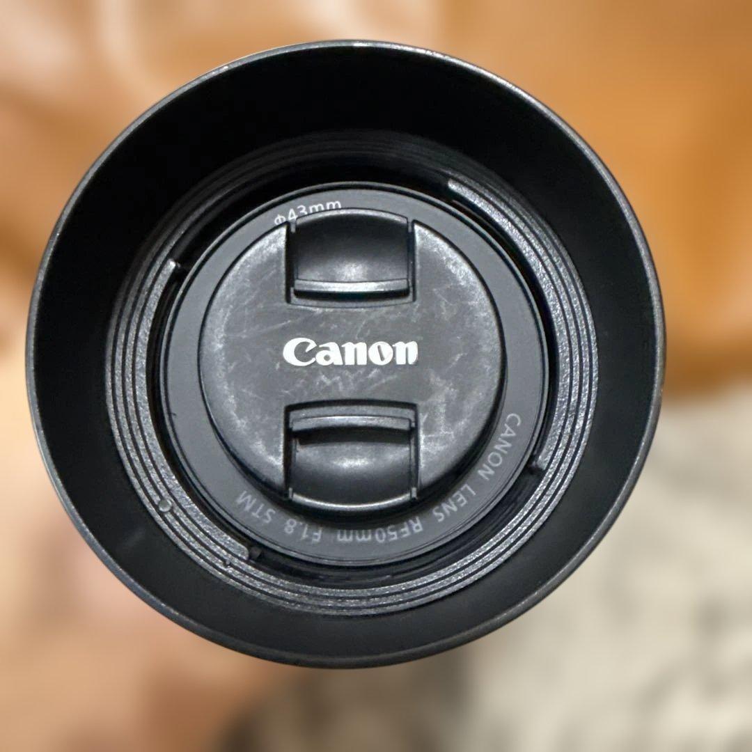 Canon RF50mm F1.8 STM / フード、フィルター付