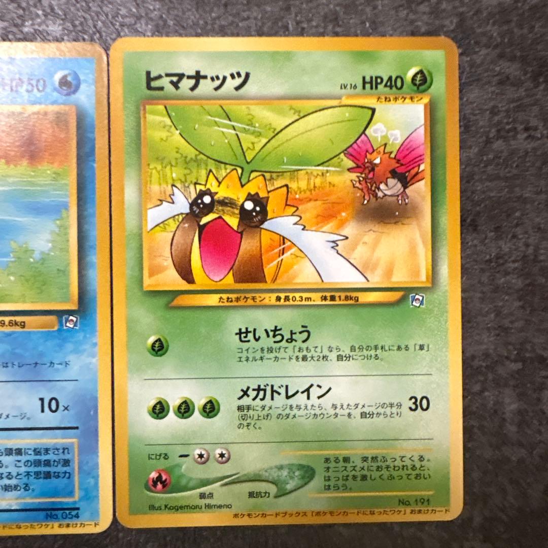 ポケモンカード 旧裏 コダック ヒマナッツ ポケモンカードになったワケ