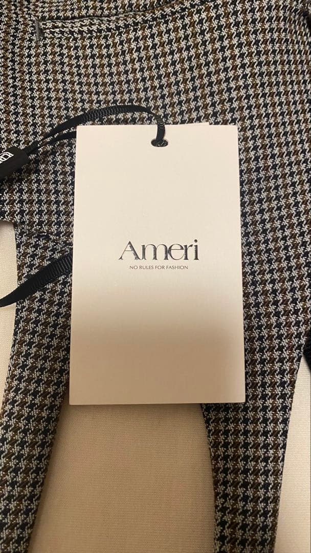 BONBOM × Ameri HOUNDSTOOTH GARTER JACKET