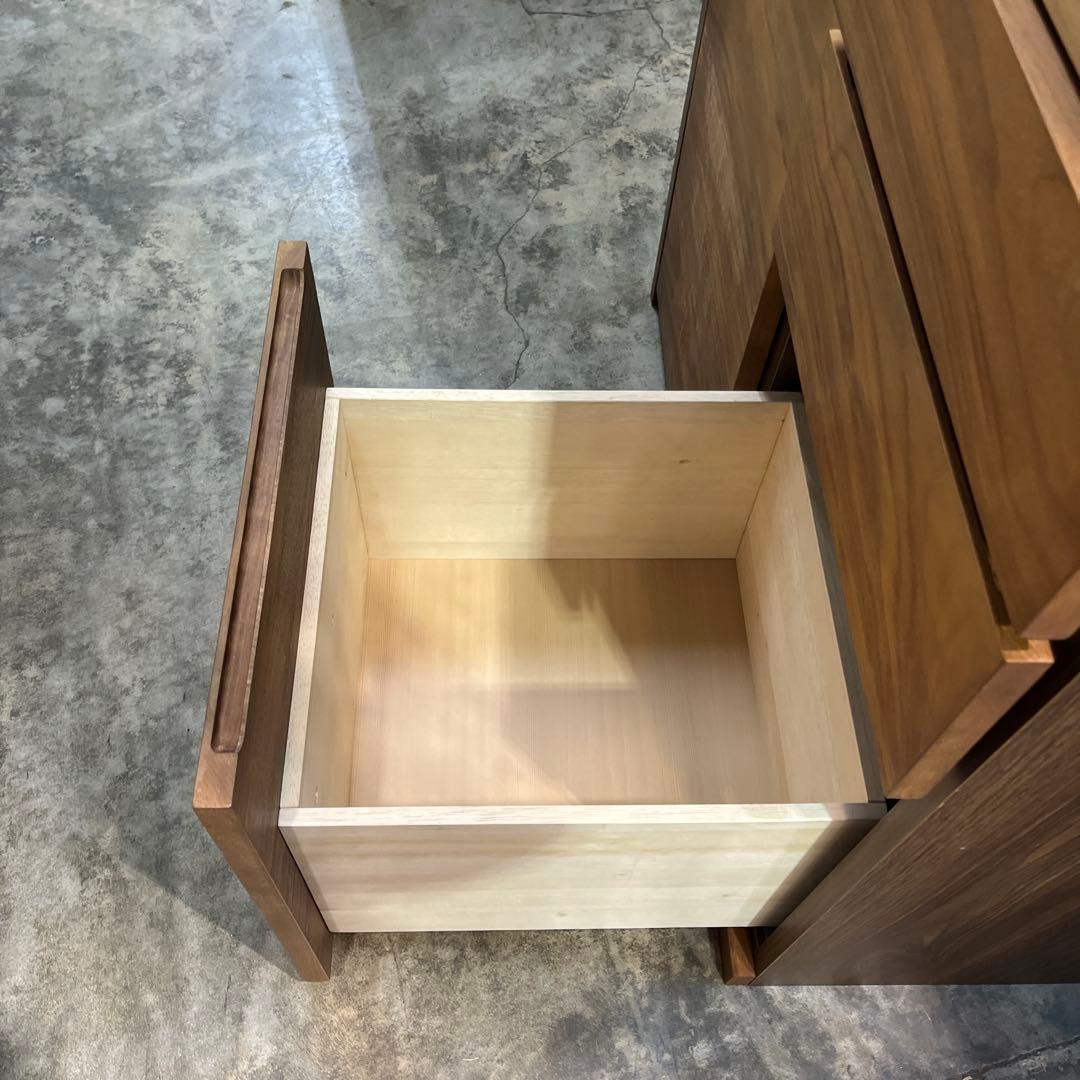 無印良品　カップボード　ウォールナット材