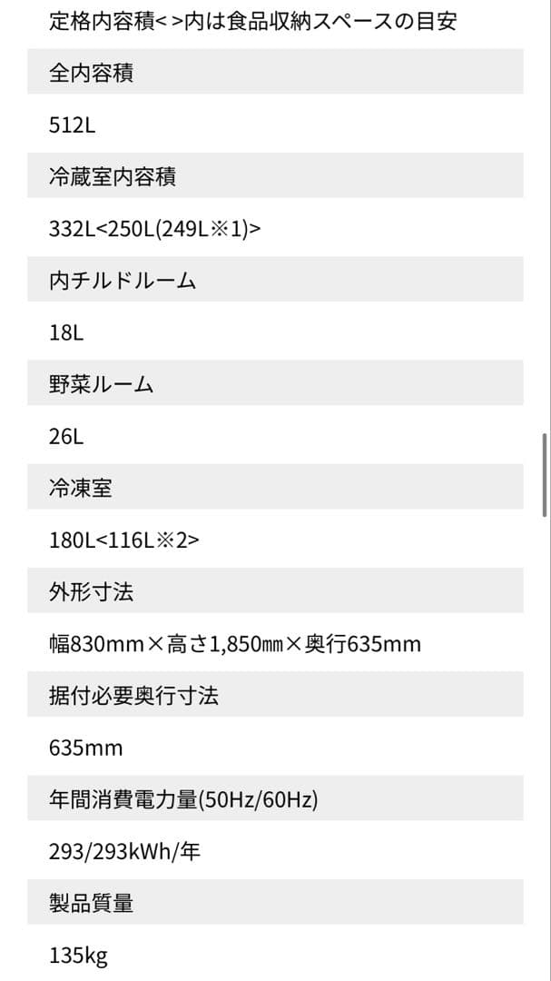 2023年製 AQUA 512L 冷蔵庫 AQR-TZA51M(DS) 限定色