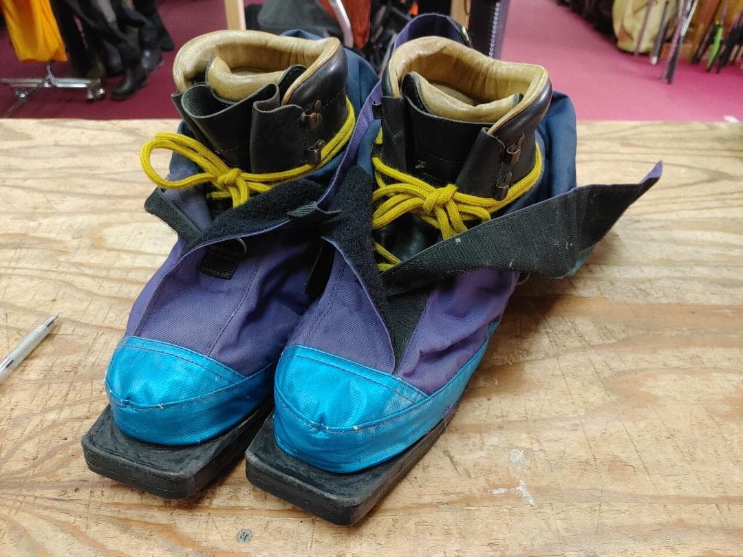 27CM ハンドメイドレザーテレマークブーツ ASOLO SPORTS