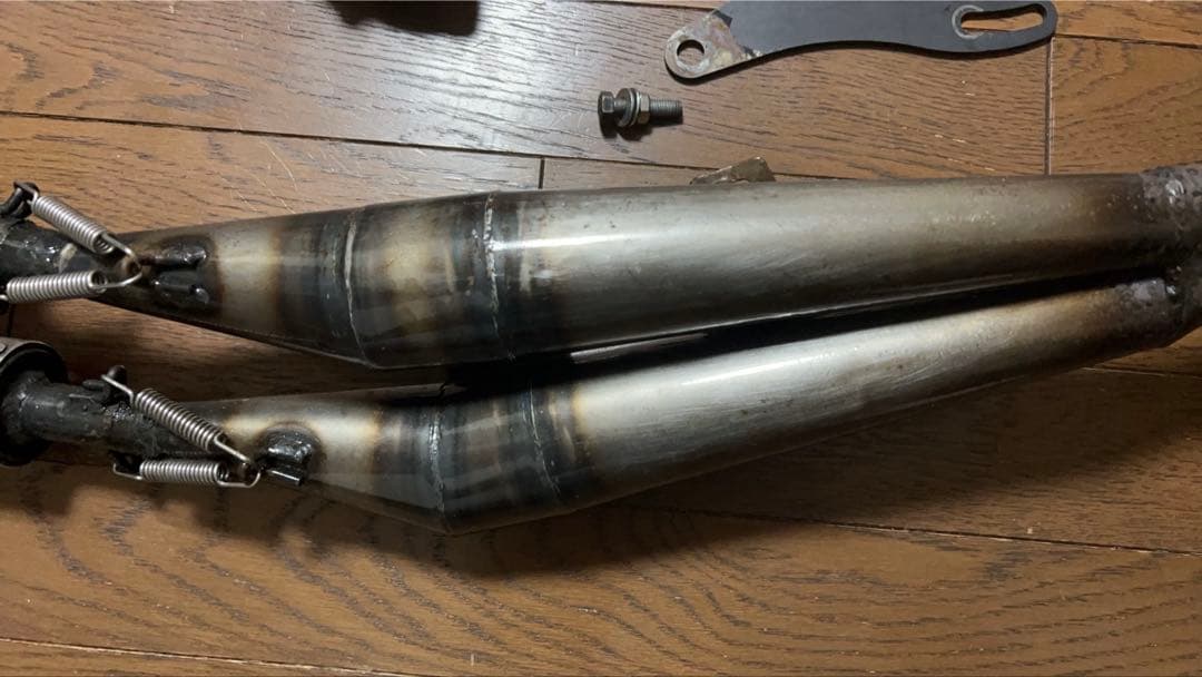 最終値下げ済み　DIO af18af27af28用ORM規制前2本だしチャンバー