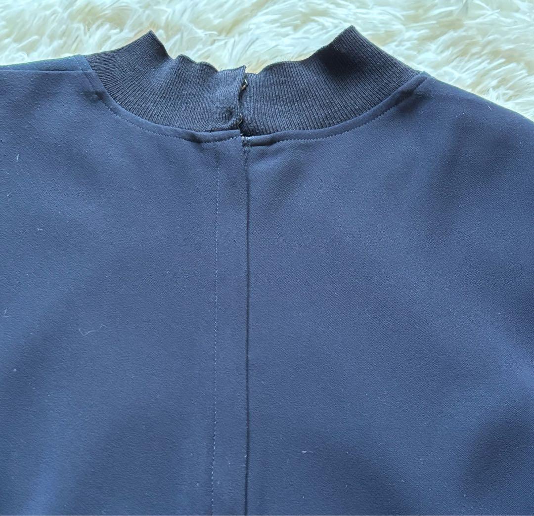 ENFOLD ダブルクロス ベストコンビ プルオーバー ネイビー M