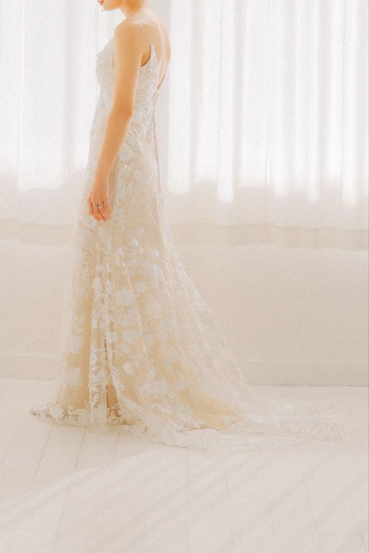 pink【グレースシトラス】ウエディングドレス　マーメイドドレス　9号