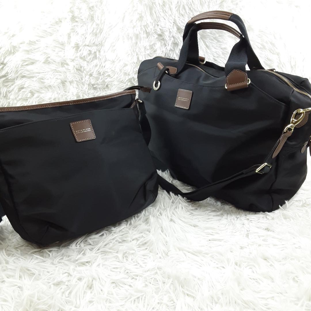 美品◎マッキントッシュフィロソフィー ボストンバッグ ショルダーバッグ2点セット