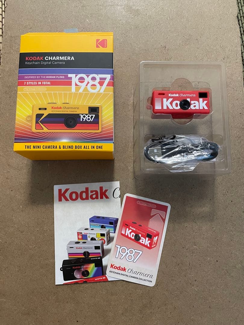 【赤】charmera Kodak トイカメラ　チャーメラ　レッド