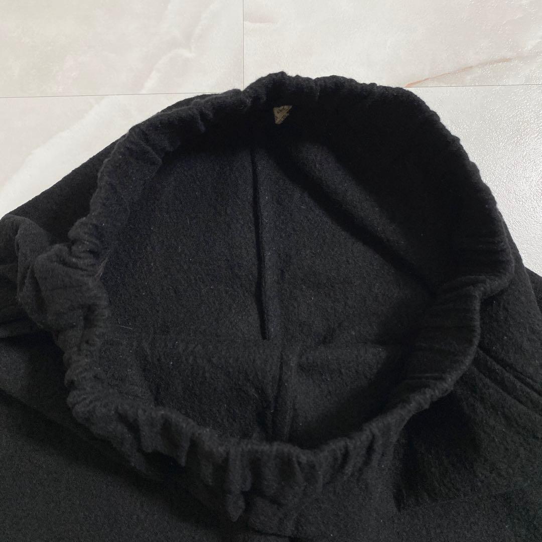 A17661 美品 アーツ&サイエンス ウール縮絨サルエルパンツ ブラック 1