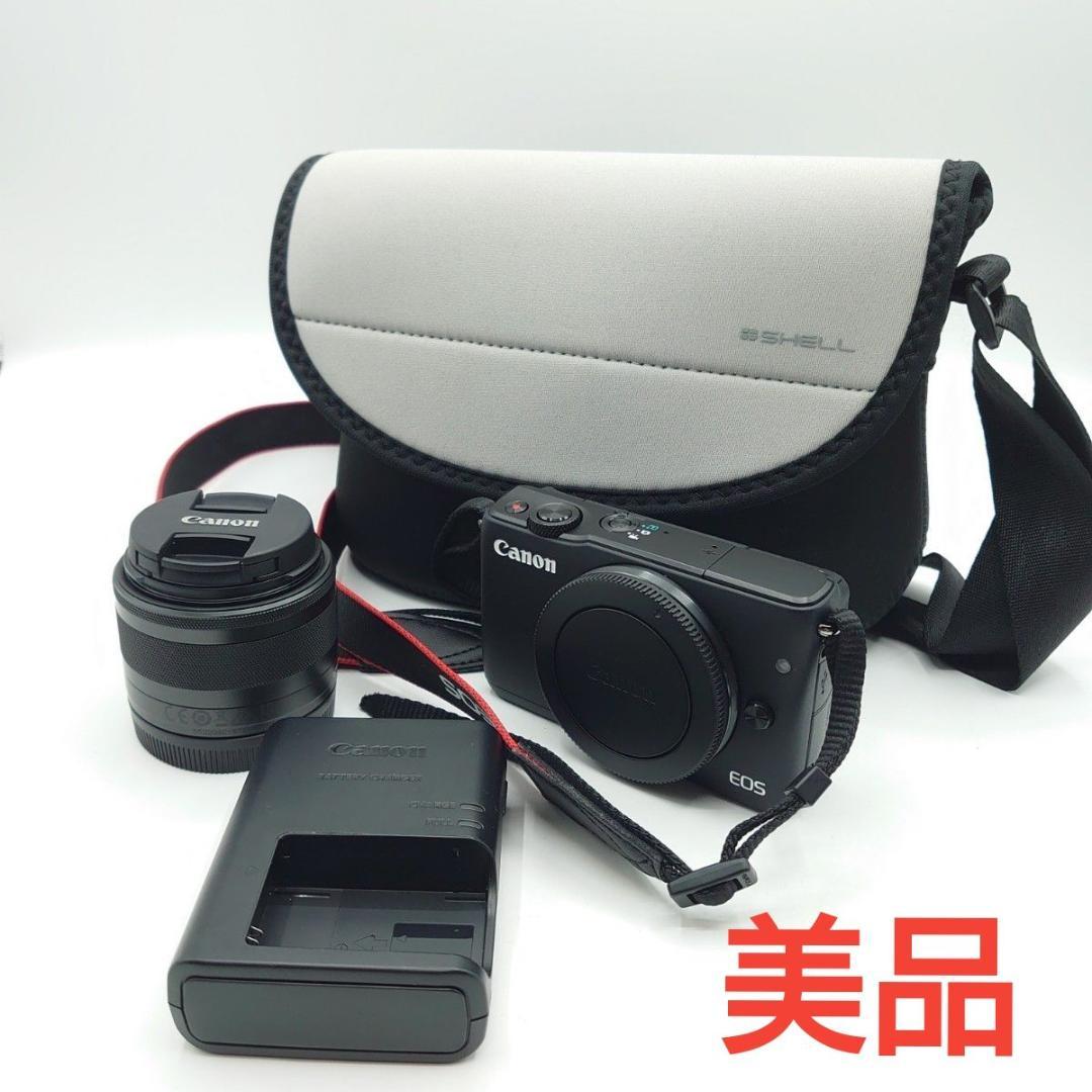 Canon EOS M10 レンズキット ブラック ミラーレス一眼カメラ