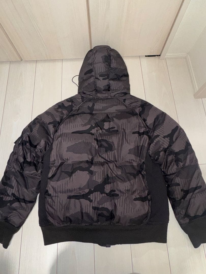 stussy カモフラージュ柄 ダウンジャケット