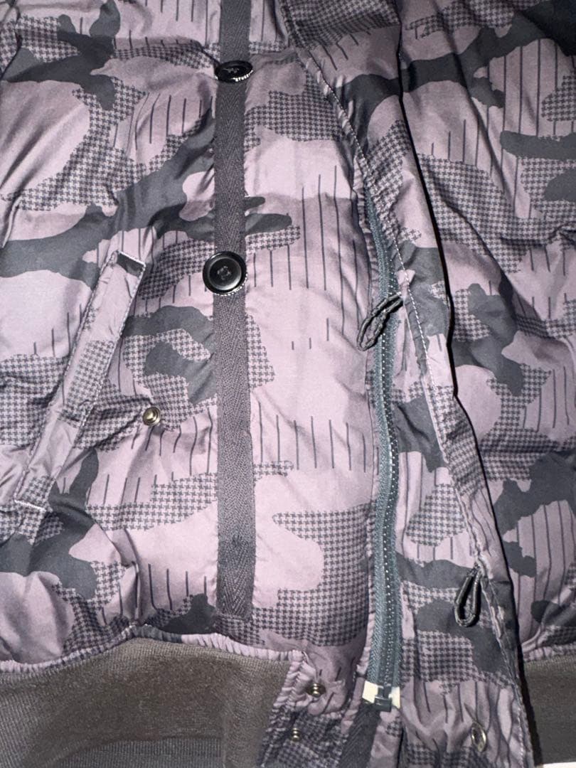 stussy カモフラージュ柄 ダウンジャケット