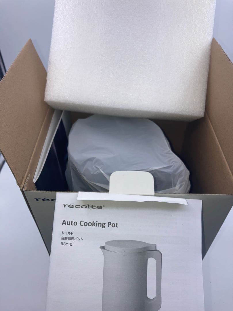 新品　レコルト自動調理ポット RSY-2 ナチュラルブラック