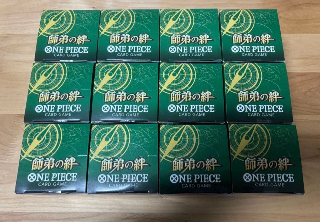 【新品・未開封】 ワンピースカードゲーム 師弟の絆　12BOX テープ付き