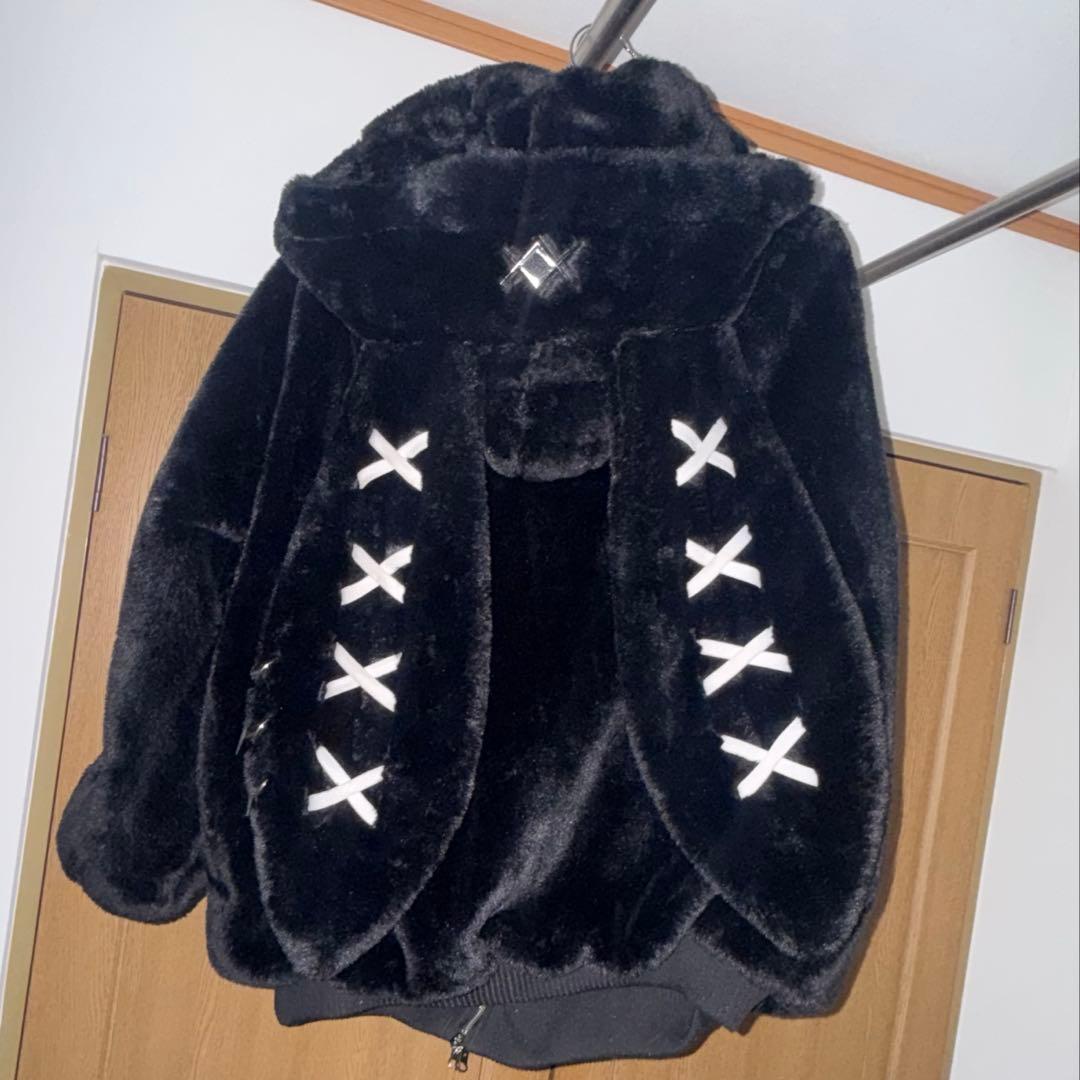 レフレム　うさ耳BIGファーパーカー/ファーブルゾン フーディー