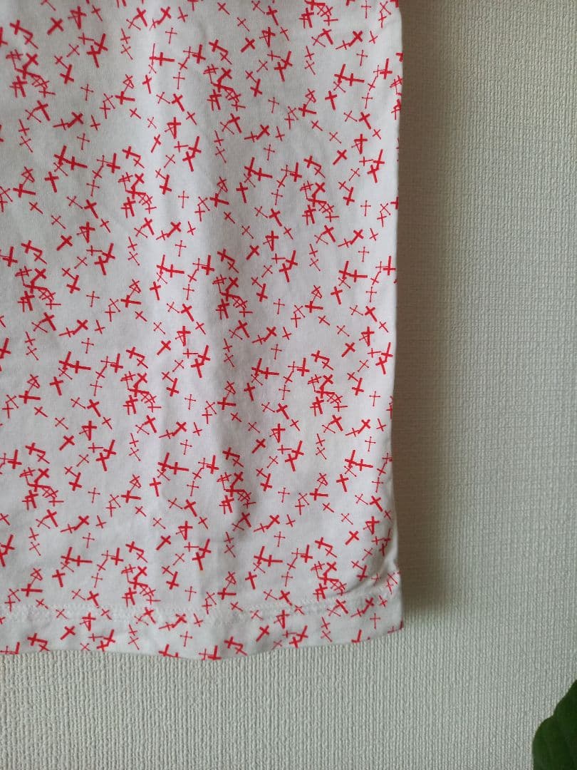 レアUNDERCOVER☆02aw☆魔女期☆レッドランダムクロスT☆十字架