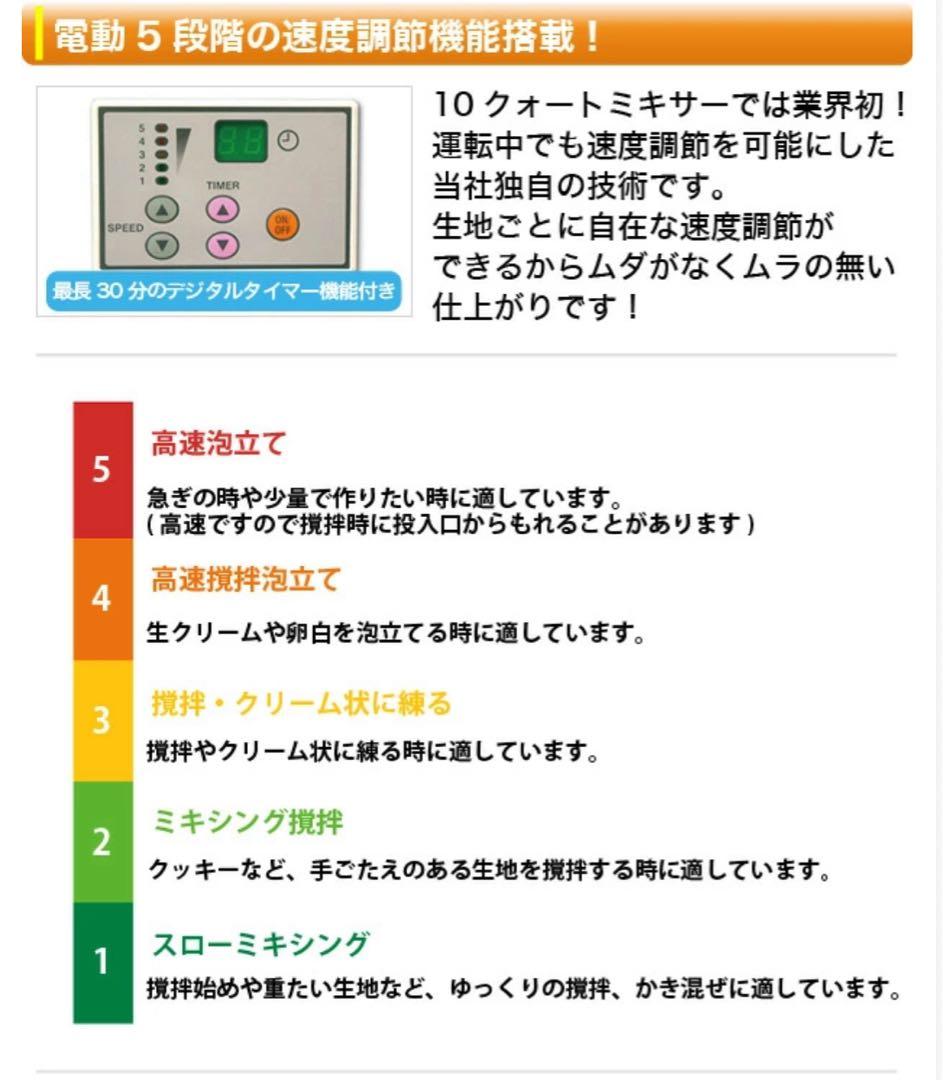 【極美品】レマコム 卓上ミキサー 10クォート