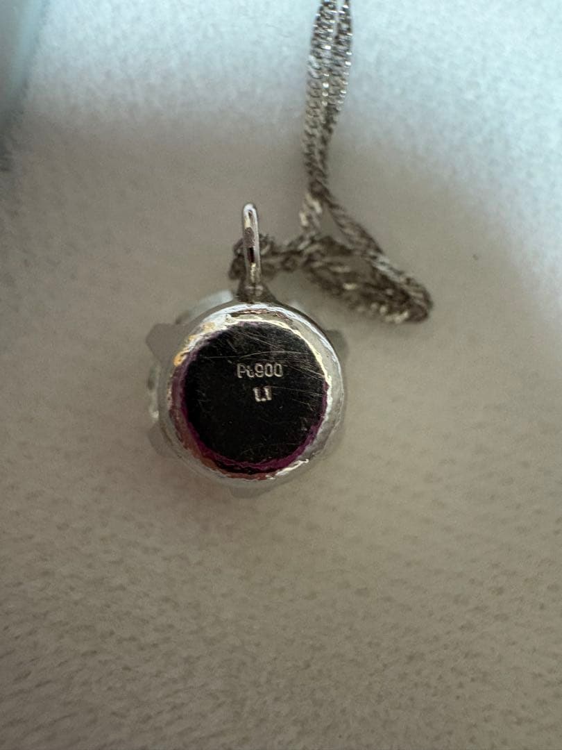 1.1ctダイヤモンドネックレス・一粒ダイヤ(難あり)