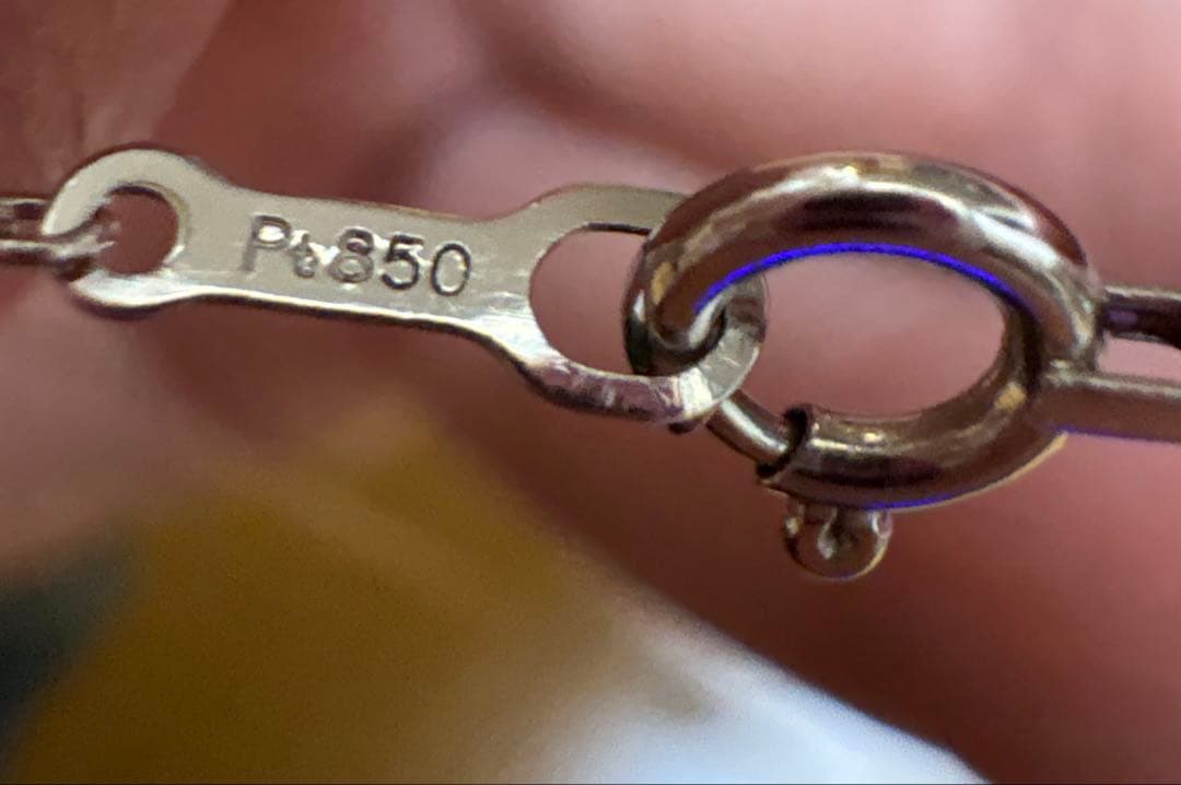 1.1ctダイヤモンドネックレス・一粒ダイヤ(難あり)