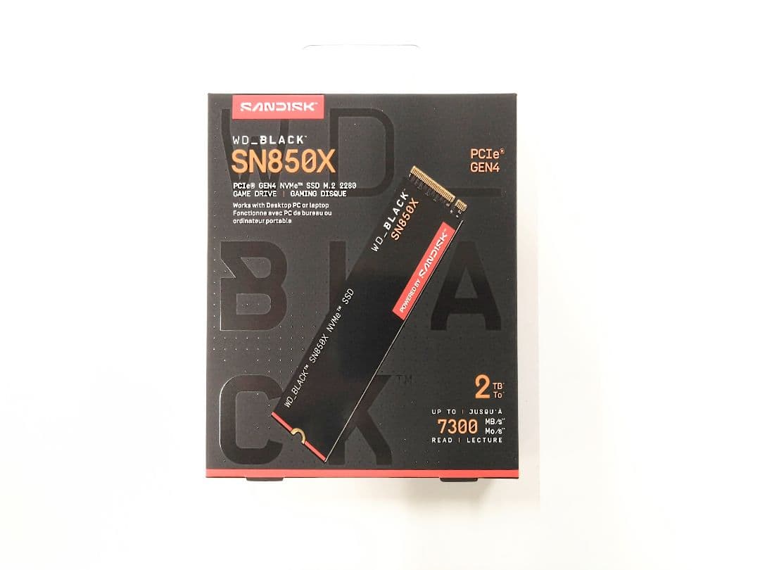 内蔵型SSD WD_BLACK SN850X 2TB SSD