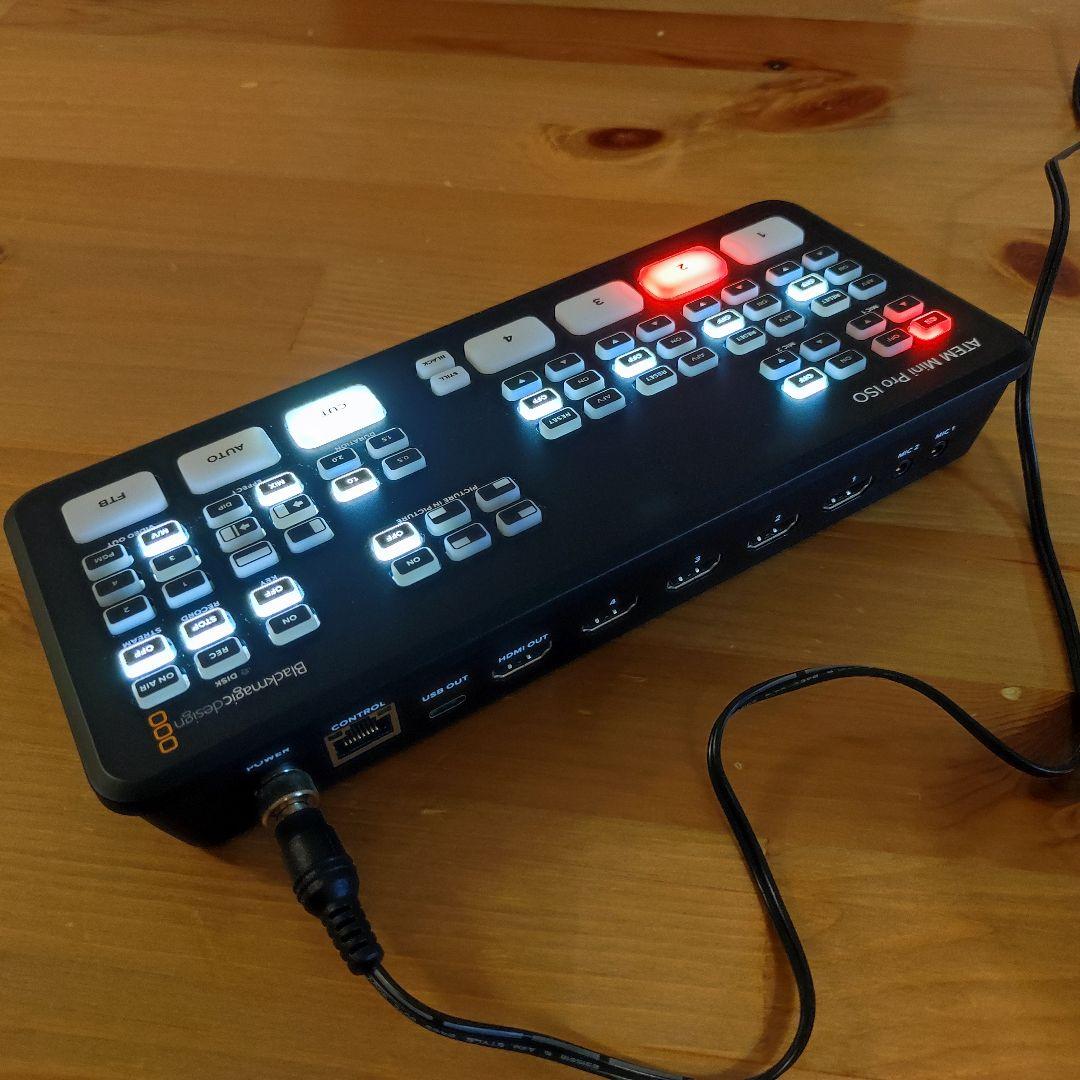 分配器・切替器 ATEM MINI pro ISO BlackMagic Design
