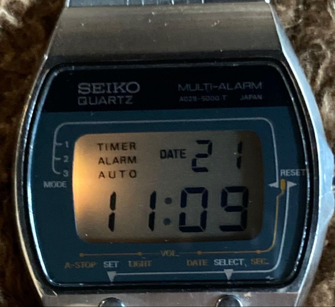 ヴィンテージ SEIKO A029-5000 デジタル