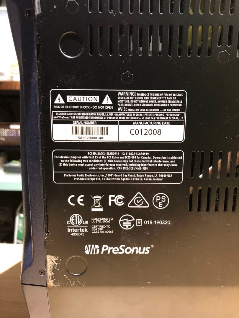 オーディオミキサー　アナログミキサー　4台セット　ジャンク