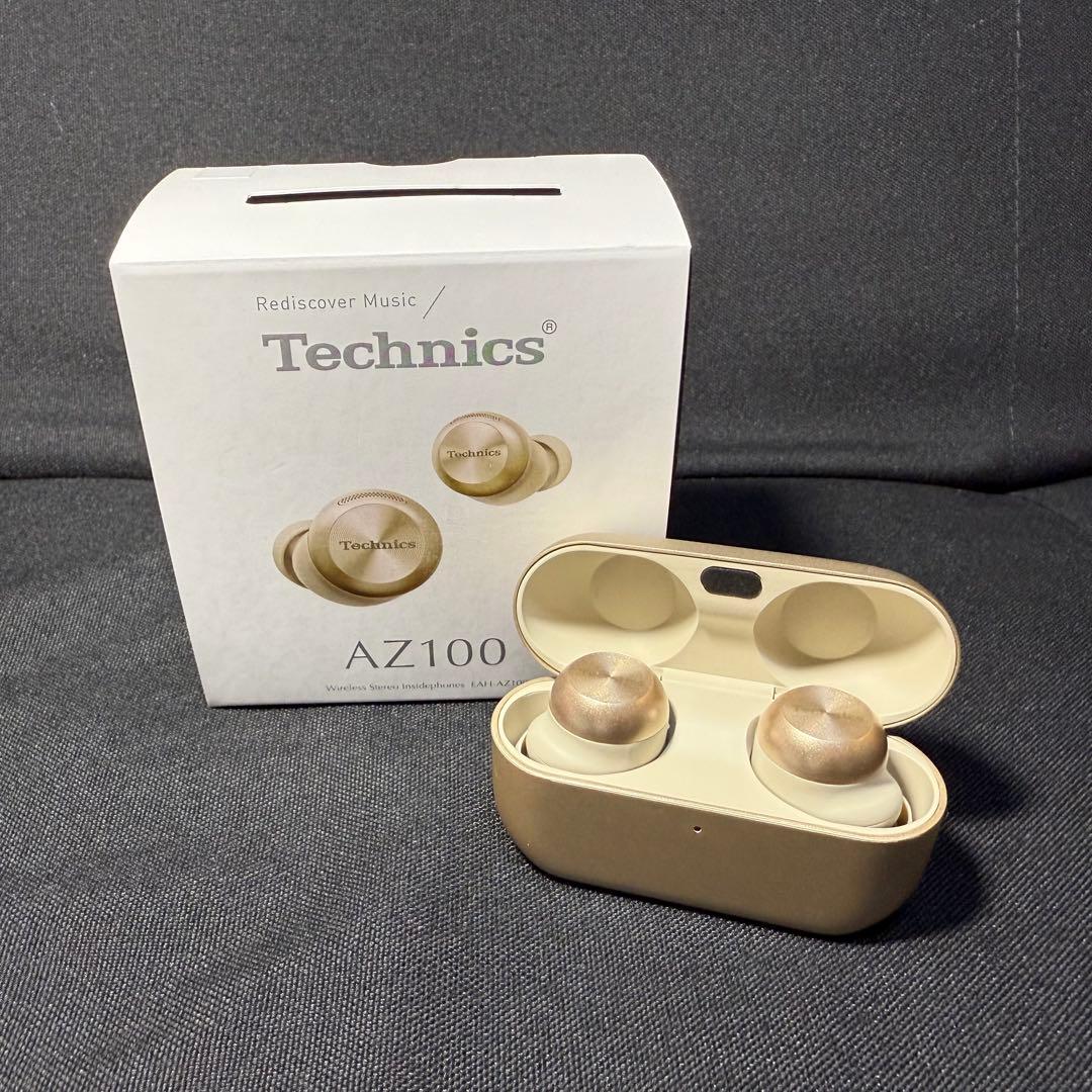 Technics EAH-AZ100 ワイヤレスイヤホン シャンパンゴールド