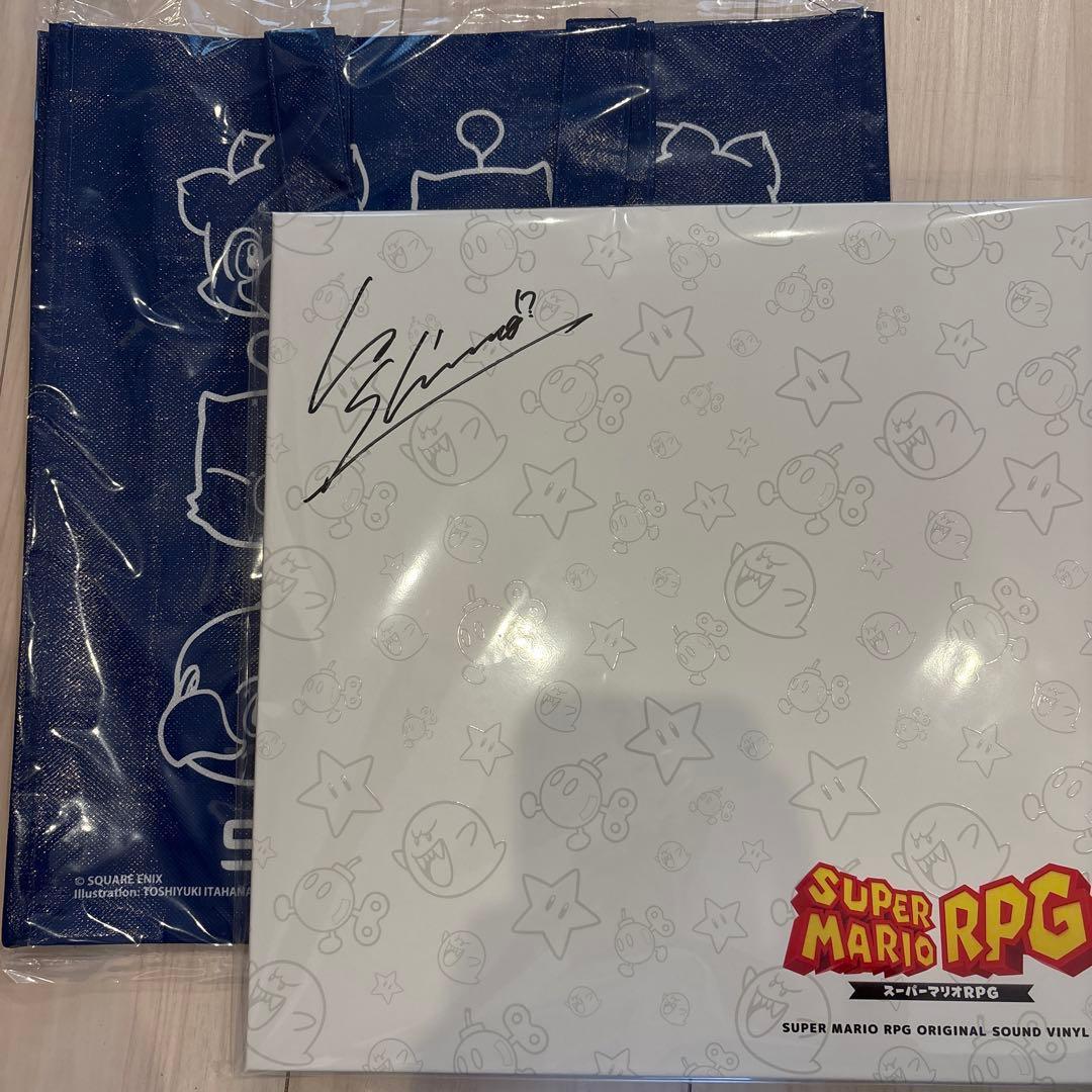 スーパーマリオRPG サントラ VINYL BOX 下村陽子サイン入り