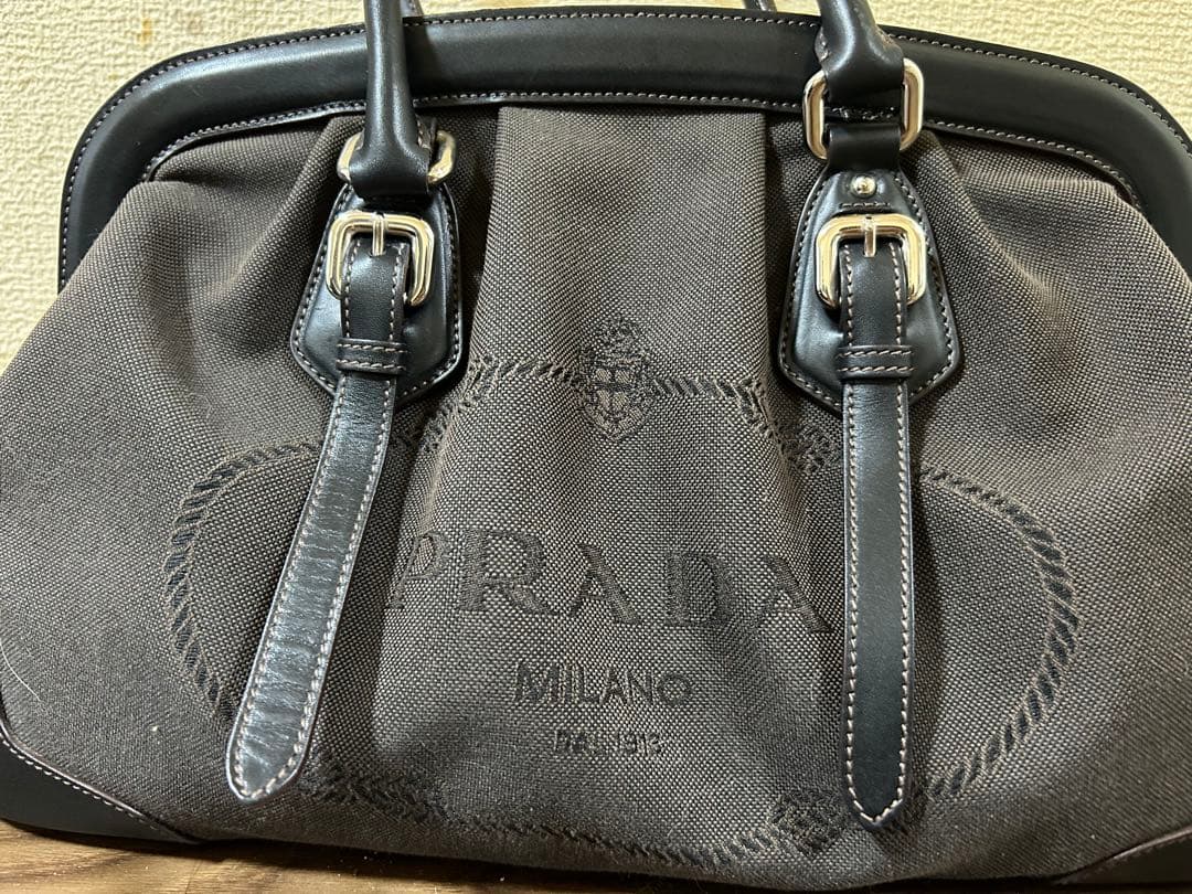 PRADA ブラウン ハンドバッグ