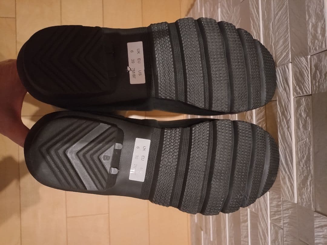 【最終価格】HUNTER ブラック 長靴 バックル付き　　 ハンター２５センチ