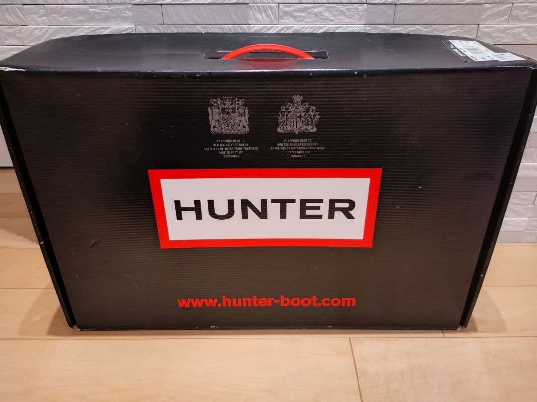 【最終価格】HUNTER ブラック 長靴 バックル付き　　 ハンター２５センチ